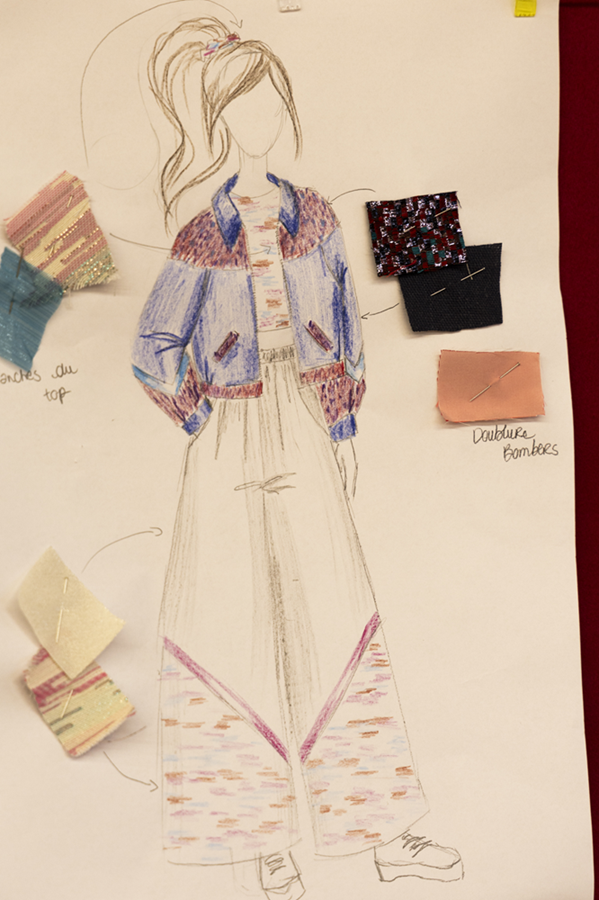 Dessin mode concours création textile 2024